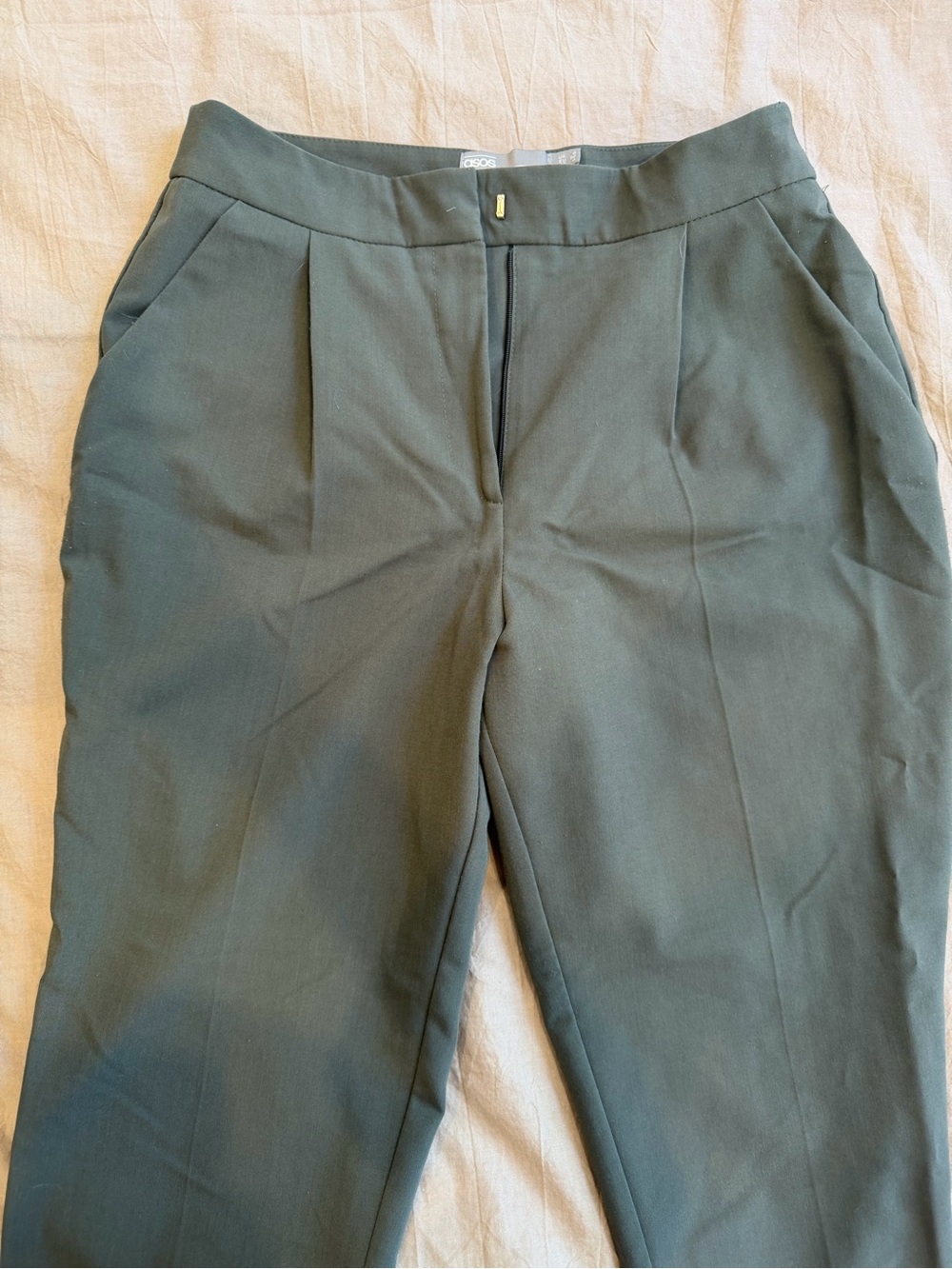 ASOS Olive Green Tailored Trousers